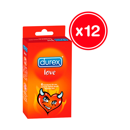 DUREX LOVE 6 UDS (12 CAJAS) (ST - )