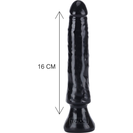 STARTER REALISTIC PENIS 16CM - BLACK