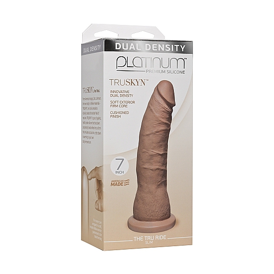 TRUSKYN Penis Realistico DELGADO 17 CM CARAMELO