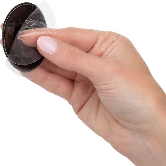 ROUND GEM NIPPLE CAPS - BLACK