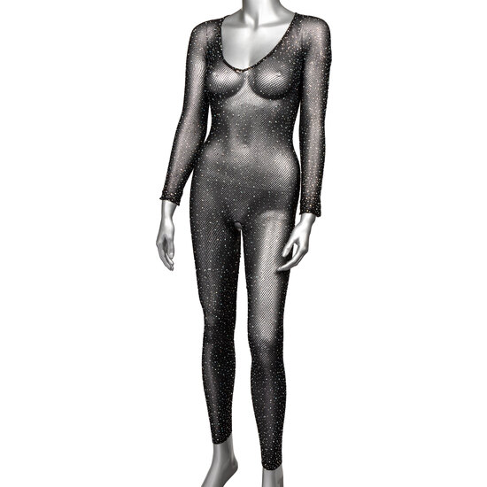 COMPLETE BODYSUIT WITH OPENING AND SHINES