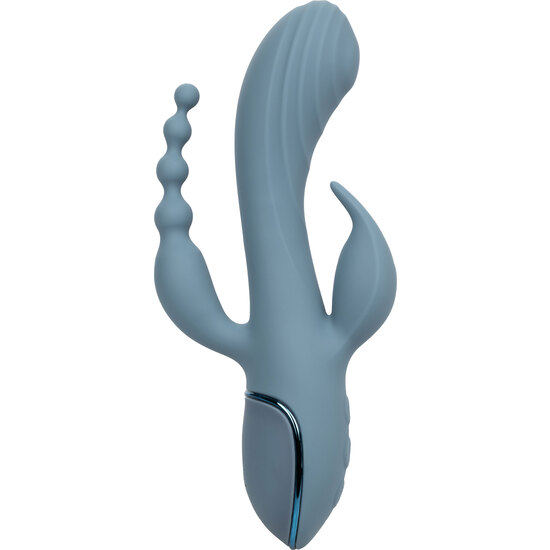 TRIPLE ECSTASY SILICONE VIBRATOR