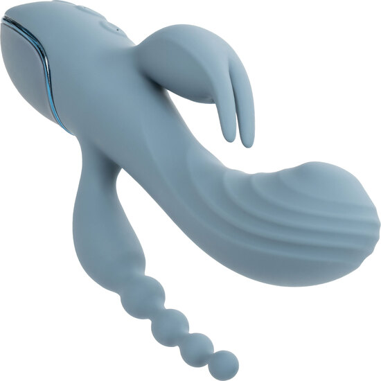 TRIPLE ECSTASY SILICONE VIBRATOR