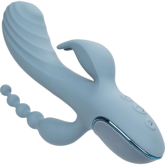 TRIPLE ECSTASY SILICONE VIBRATOR