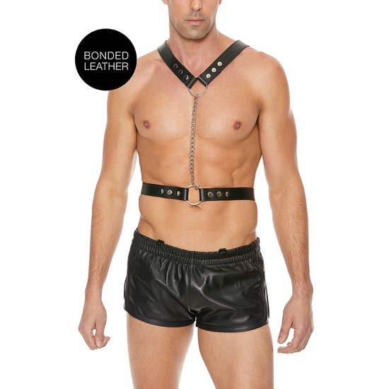 Buy Black Twisted Bit Leather Harness - One Size - Black Black Twisted Bit Leather Harness - One Size - Black