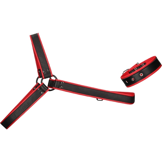 GLADIATOR HARNESS - ONE SIZE - RED