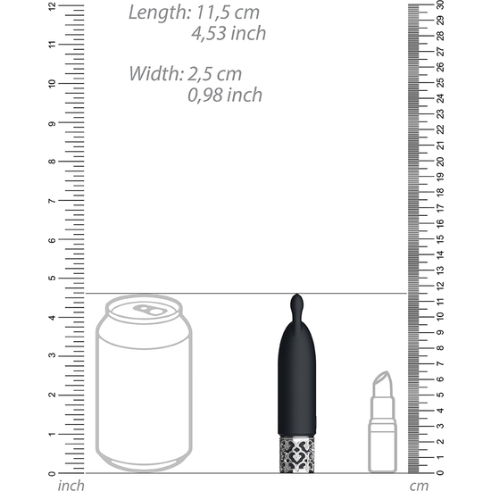 TWINKLE - RECHARGEABLE SILICONE BULLET - BLACK