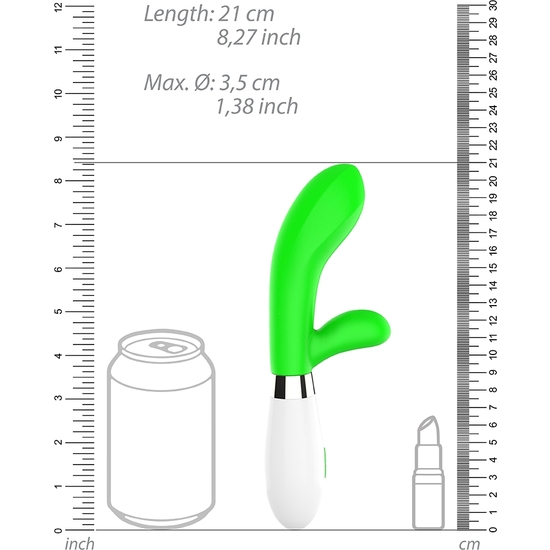 ACHILLES - ULTRA SOFT SILICONE - 10 SPEEDS - GREEN