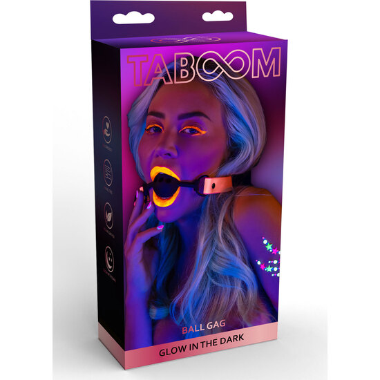 TABOOM BALL GAG GLOW IN THE DARK
