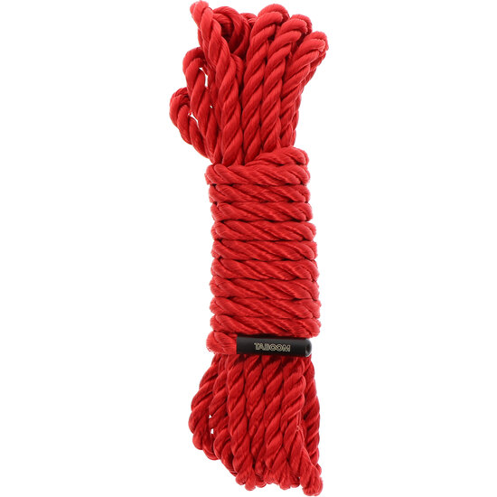 TABOOM BONDAGE ROPE 5 METERS 7 MM - RED