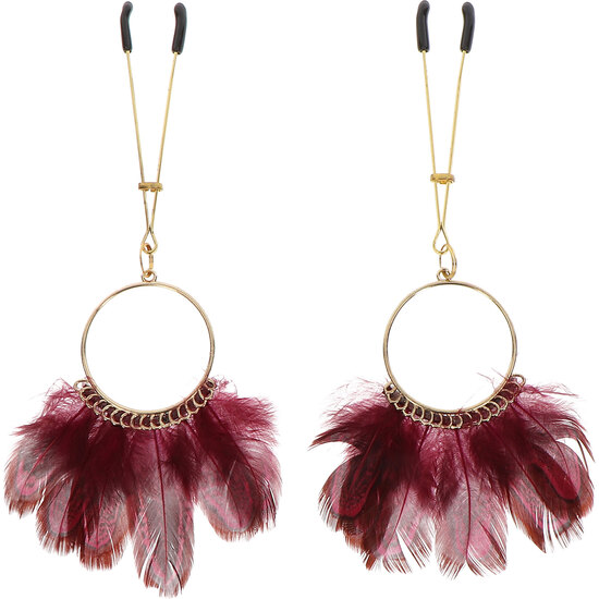 Buy Taboom Tweezers With Feathers - Gold Taboom Tweezers With Feathers - Gold