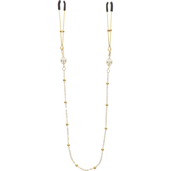 Taboom Pearl Clips And Deluxe Chain - Gold