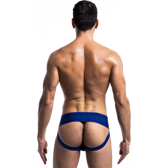 CLASSIC FETISH WIDE JOCKSTRAP - BLUE