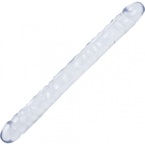 DOUBLE JELLY PENIS 45 CM TRANSPARENT