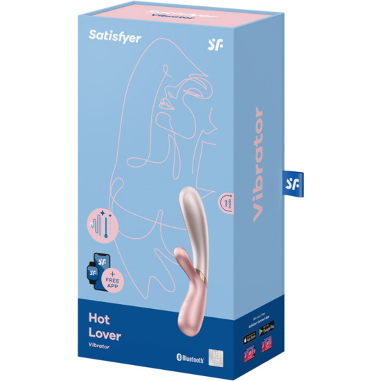 SATISFYER HOT LOVER PINK/DARK PINK WITH APP