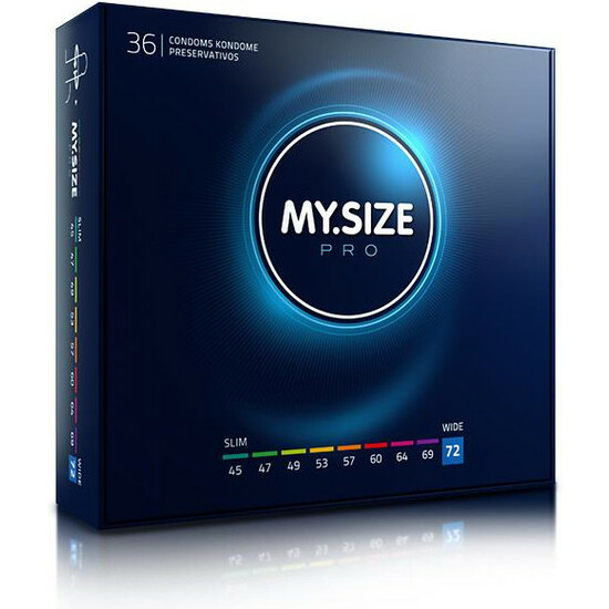 MY SIZE PRO CONDOMS 72MM - 36UDS