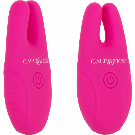 REMOTE CONTROL SILICONE NIPPLE CLAMPS - FUCHSIA