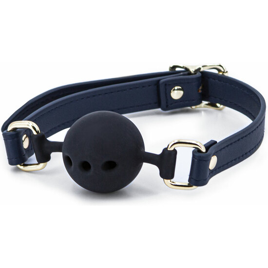 BONDAGE COUTURE BALL GAG - BLUE