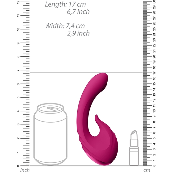 MIKI - FLASHING AND PULSING G-SPOT VIBRATOR - PINK