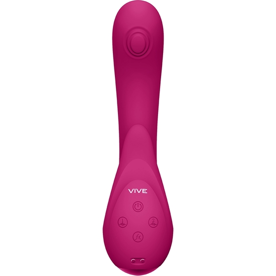 MIKI - FLASHING AND PULSING G-SPOT VIBRATOR - PINK