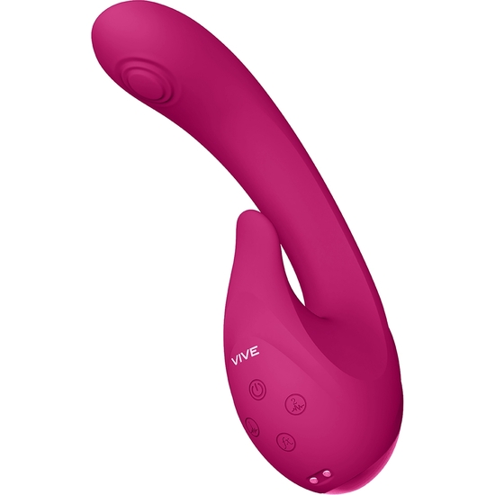 MIKI - FLASHING AND PULSING G-SPOT VIBRATOR - PINK