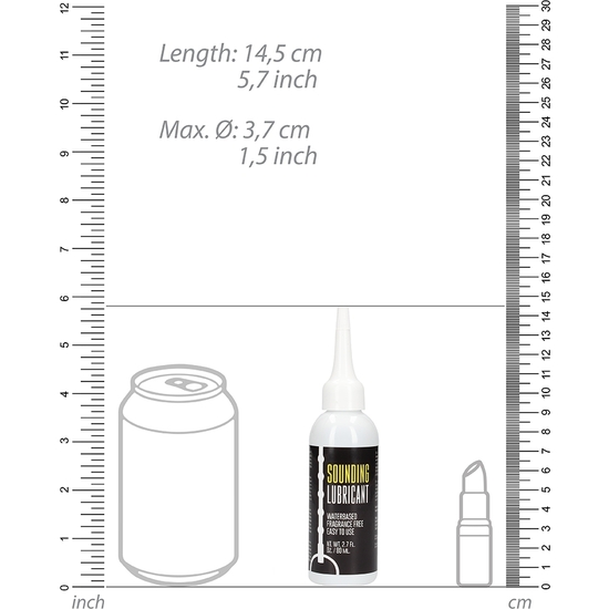 URETHRAL SOUNDING LUBRICANT - 80 ML