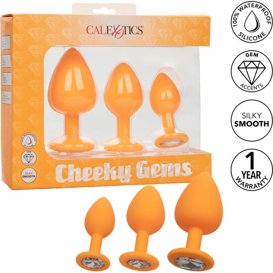 ANAL DILATOR KIT 3 PCS - ORANGE