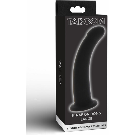 STRAP-ON DONG LARGE BLACK