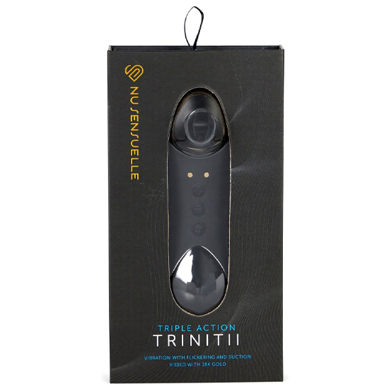 TRINITII 3IN1 VIBRATING TONGUE - BLACK 18K GOLD