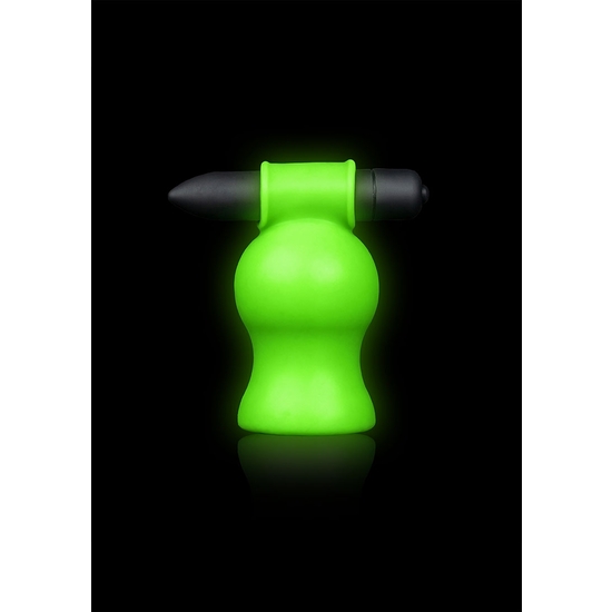 OUCH! - MASTURBATOR WITH FLUORESCENT VIBRATION - GLOW IN THE DARK