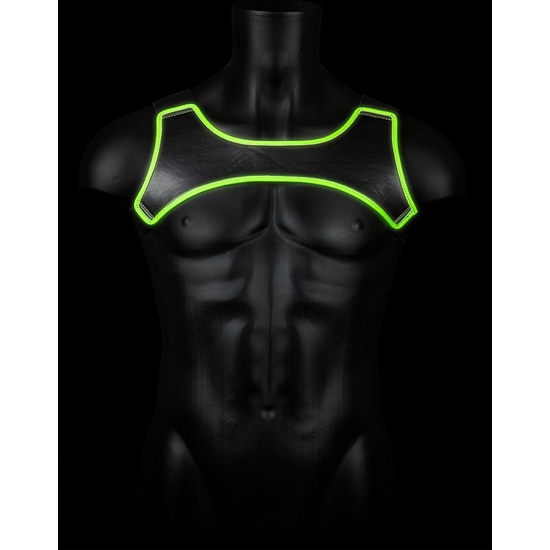 OUCH! - NEOPRENE HARNESS - GLOW IN THE DARK