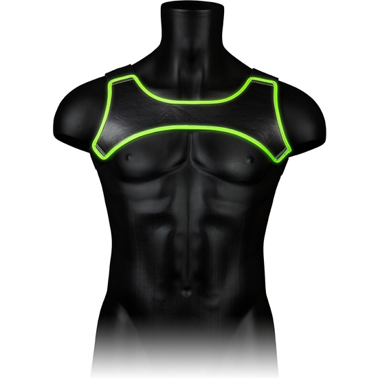 OUCH! - NEOPRENE HARNESS - GLOW IN THE DARK
