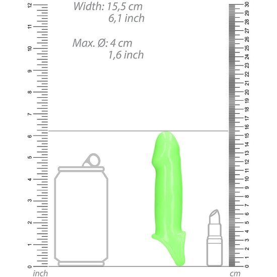 OUCH! - PENIS SHEATH - GLOW IN THE DARK