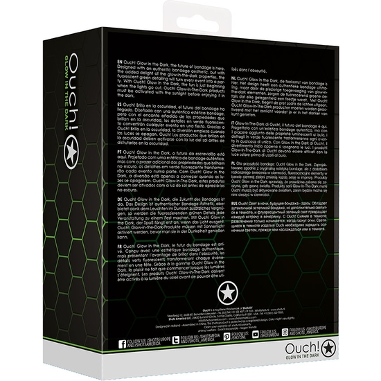 OUCH! - BED TIES KIT - GLOW IN THE DARK