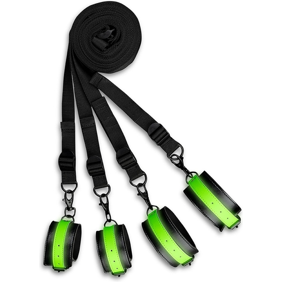OUCH! - BED TIES KIT - GLOW IN THE DARK