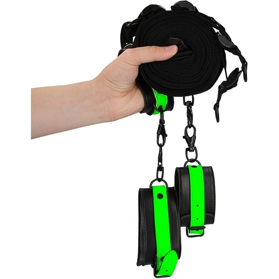 OUCH! - BED TIES KIT - GLOW IN THE DARK