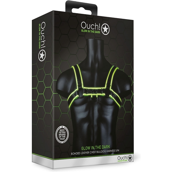 OUCH! - CHEST HARNESS - GLOW IN THE DARK