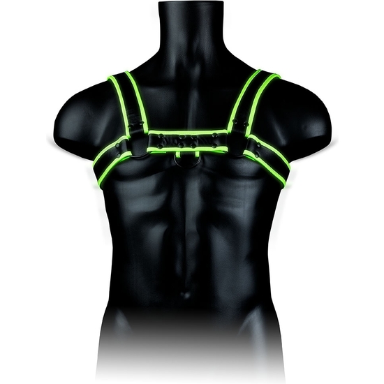 OUCH! - CHEST HARNESS - GLOW IN THE DARK