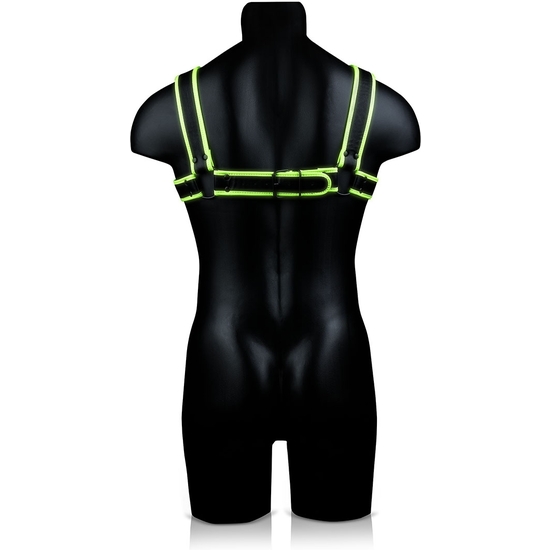 OUCH! - CHEST HARNESS - GLOW IN THE DARK