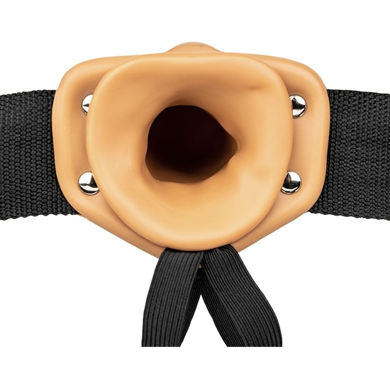 REALROCK-STRAP-ON VIBRATORY HOLLOW WITHOUT BALLS - 8/ 20.5 CM