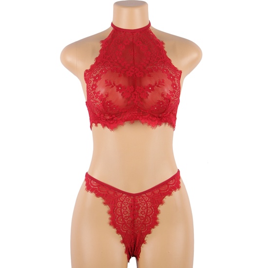 RED TOP AND PANTIES SET