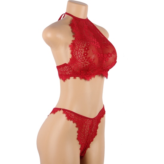 RED TOP AND PANTIES SET