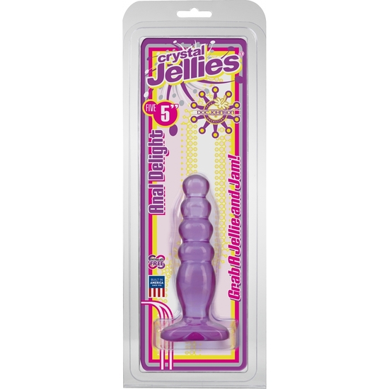 CRYSTAL JELLIES PURPLE ANAL PLUG