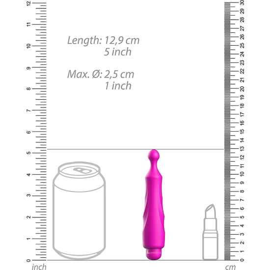 DIDO - BLA VIBRATOR - ABS BULLET WITH SILICONE SLEEVE - 10-SPEED - FUCHSIA