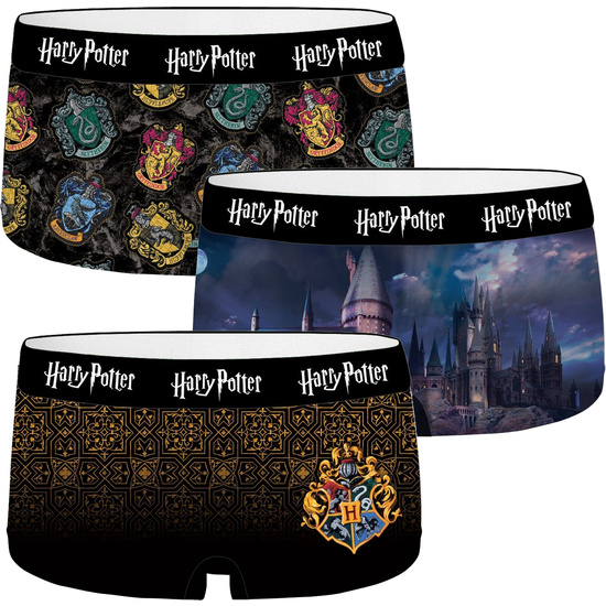 Set Of 3 Varied Shorts For Women Harry Potter Collection