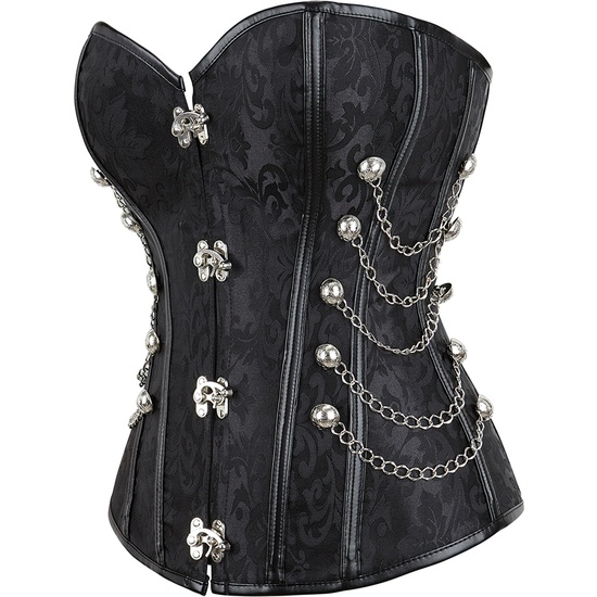 BLACK ODILE CORSET