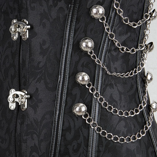 BLACK ODILE CORSET