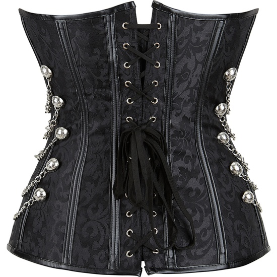 BLACK ODILE CORSET