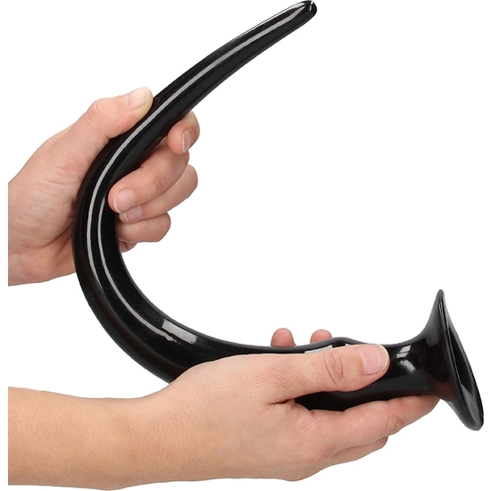 ASS SPIKE DILDO - 42 CM - BLACK