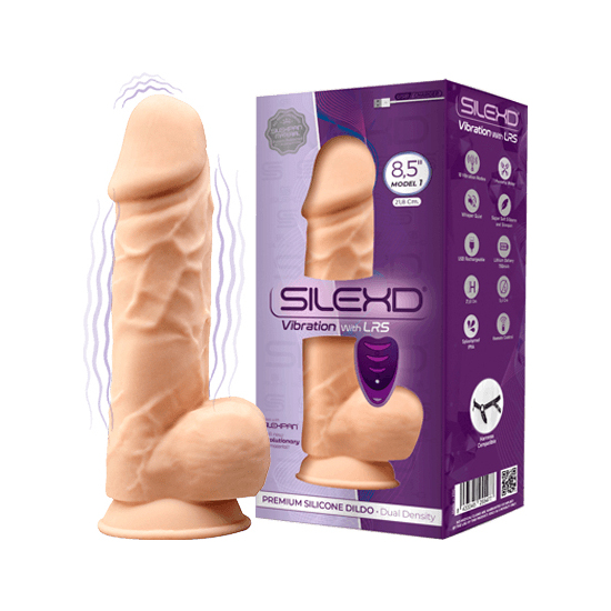 Buy Silexd - Realistic Penis With Vibration Model 1 - 21.5cm Silexd - Realistic Penis With Vibration Model 1 - 21.5cm